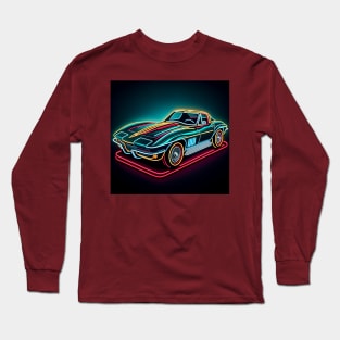 Neon Corvette Long Sleeve T-Shirt